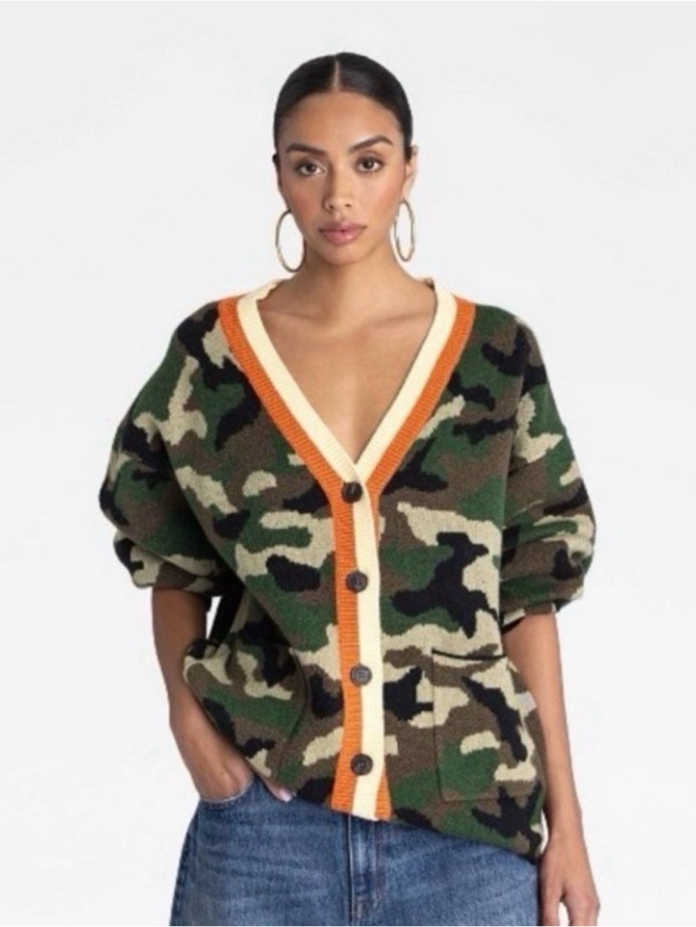 KBB by Kahlana Camo Cardigan